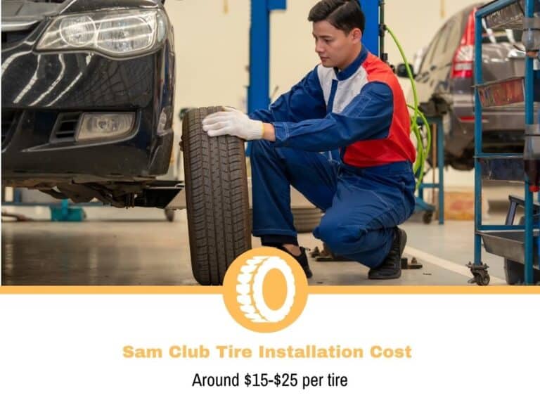 Sam Club Tire Installation Cost: How much is it?