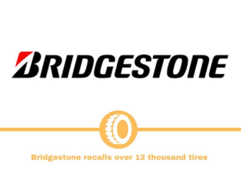 Bridgestone Recalls Over 12,000 Tires