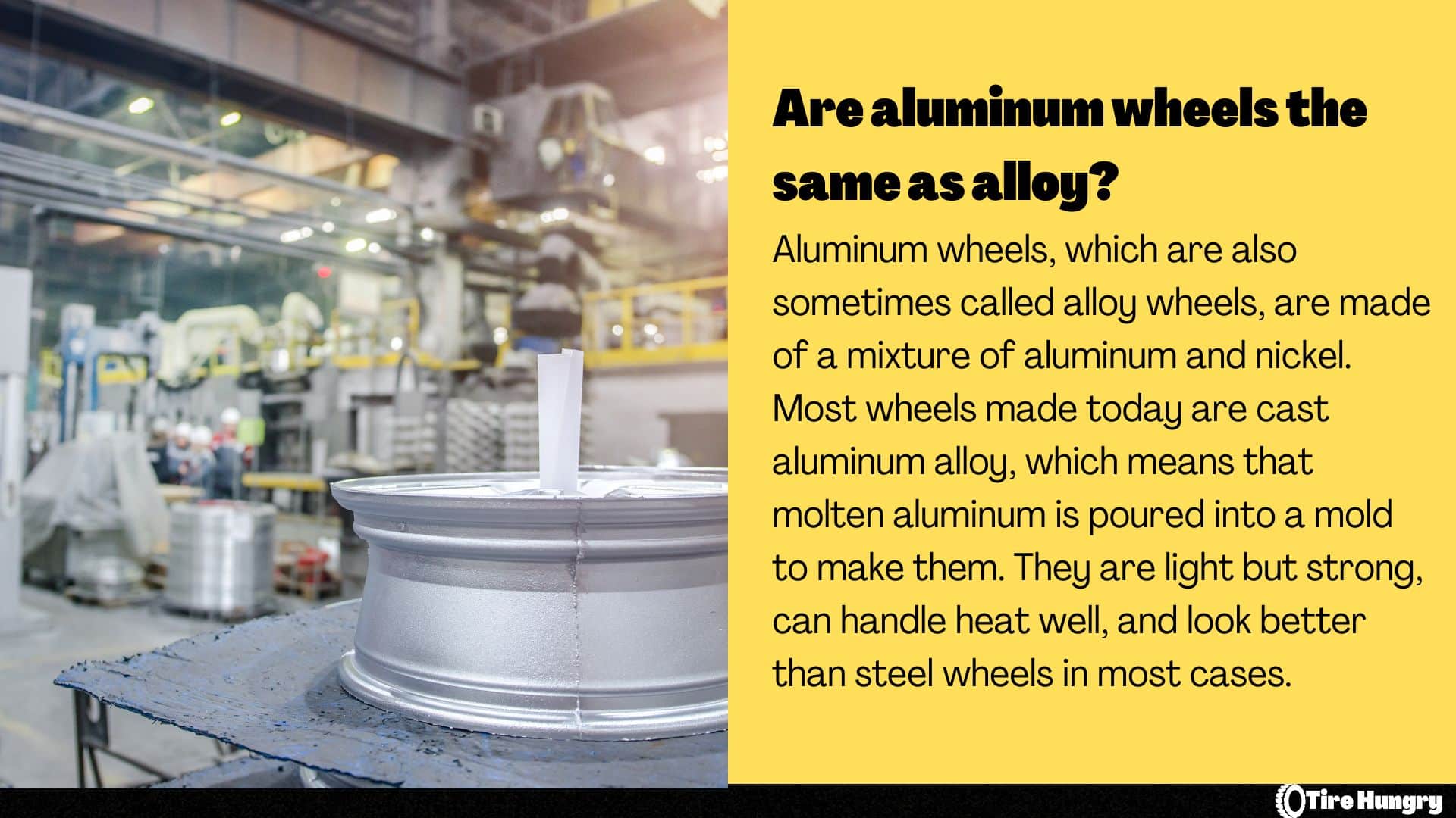 Are aluminum wheels the same as alloy
