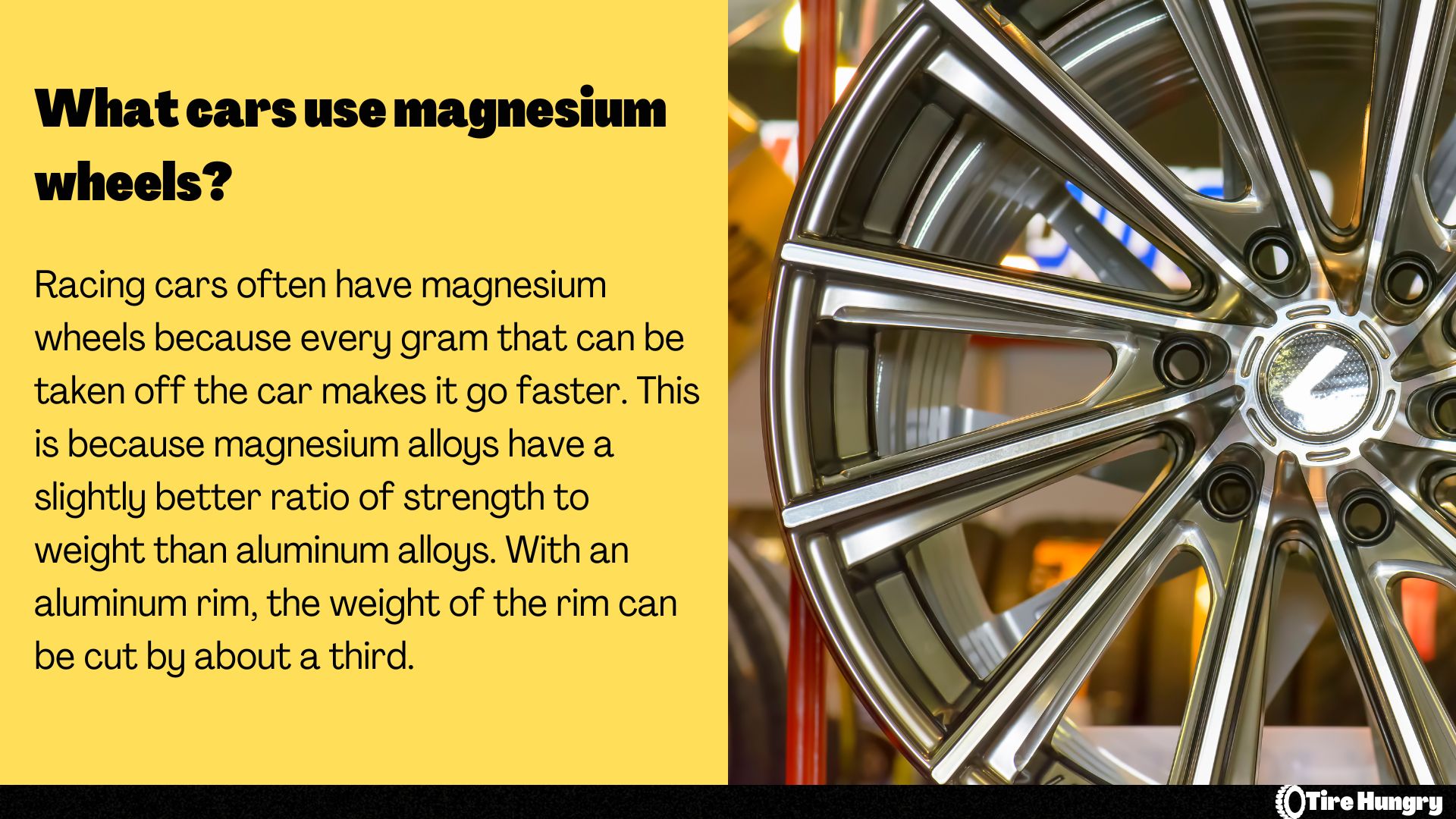 What cars use magnesium wheels